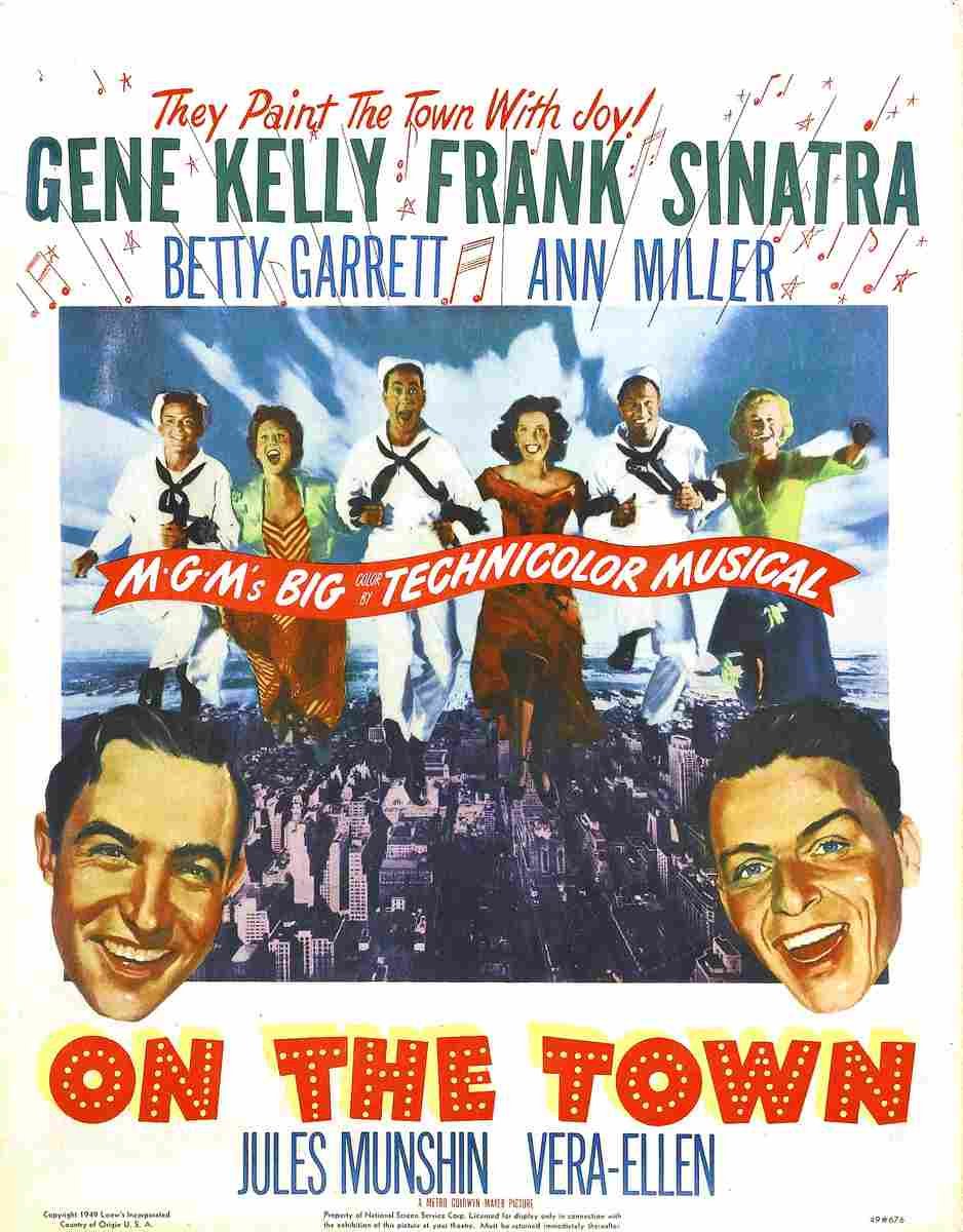 On the Town 03  film star poster A4 Photo Print