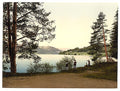 On the lake Titisee Black Forest Baden Vintage A4 Photo Print