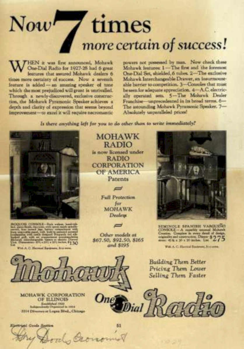One Dial Radio Vintage Retro Advert Ads A4 Photo Print