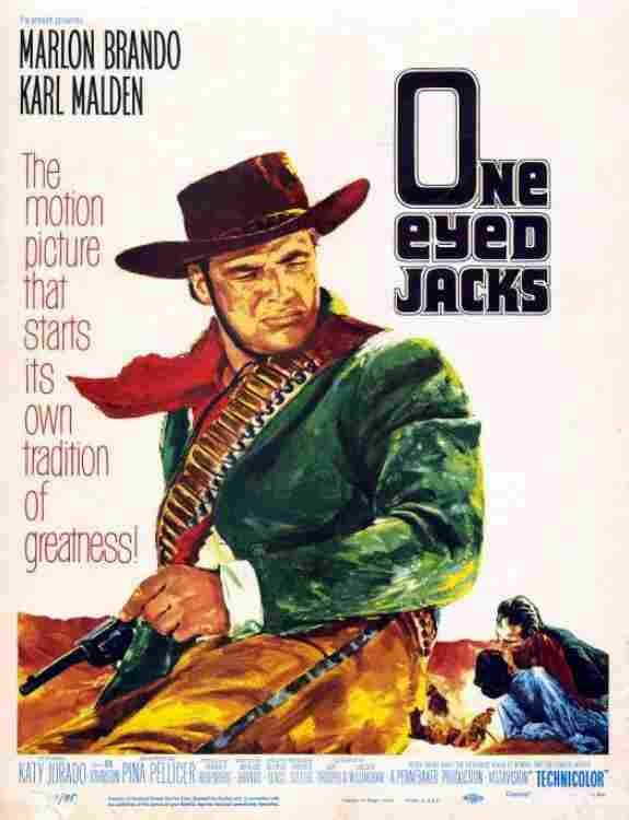 One Eyed Jacks 01  film star poster A4 Photo Print