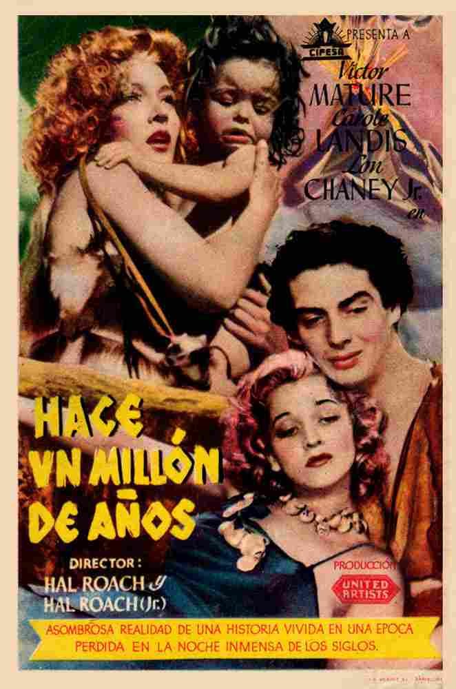 One Million BC 04  film star poster A4 Photo Print