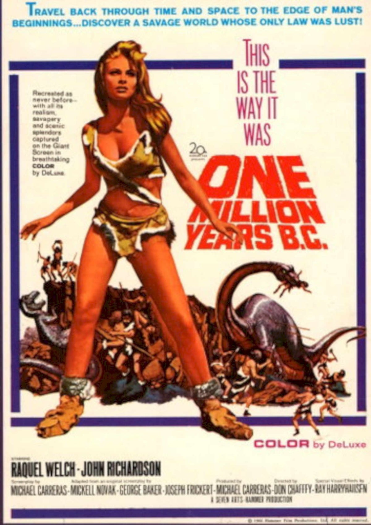 One Million Years 1960s Vintage Retro Advert