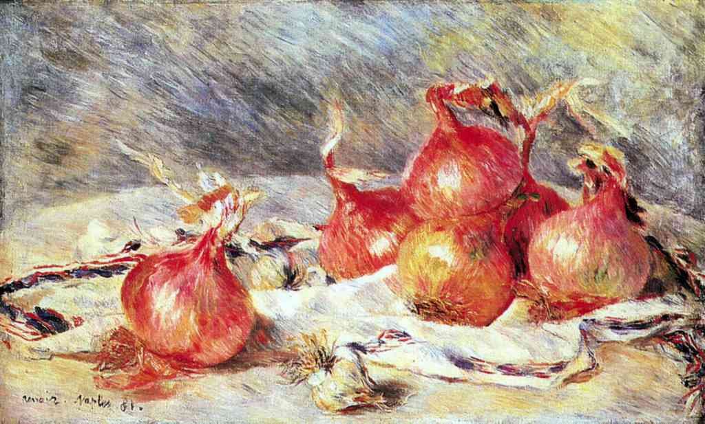Onions Renoir A4 Photo Print
