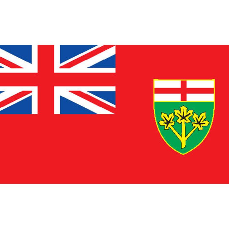 Ontario Prov Flag N3955 A4 Photo Print