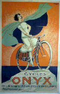 Onyx Cycles Vintage Retro Advert Poster A4 Photo Print