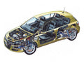 Opel Astra2004 cutaway A4 Photo Print