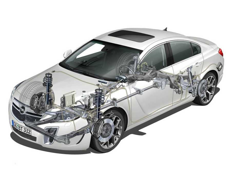 Opel Insignia cutaway A4 Photo Print