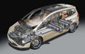 Opel Zafira Tourer 2012 cutaway A4 Photo Print