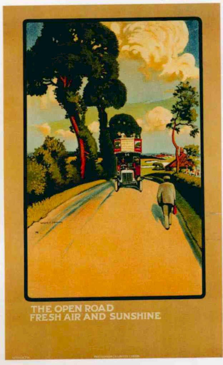 Open Road Carriage Vintage Retro Advert Ads A4 Photo Print