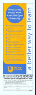 Open University Facts 1990s Vintage Retro Advert