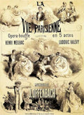 Opera Parisienne Offenbach Vintage Retro Advert Ads A4 Photo Print