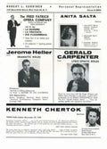 Opera Program 1952 Vintage Retro Advert Ads A4 Photo Print