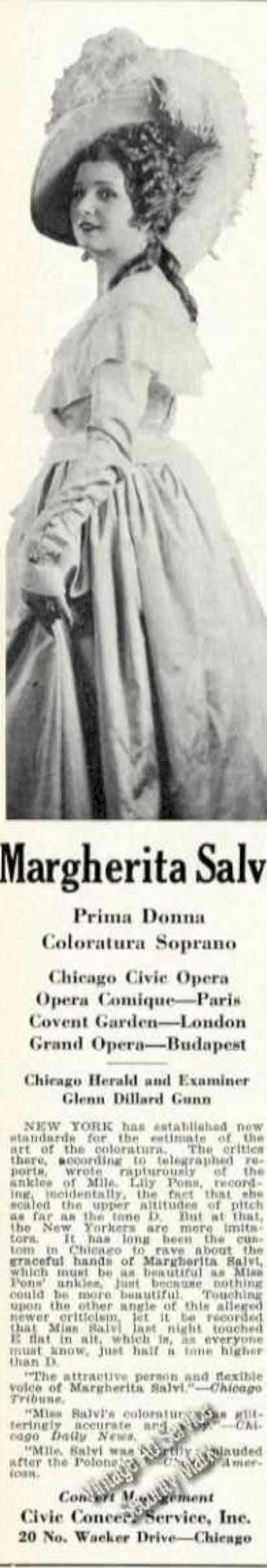 Opera Salv 1930s Vintage Retro Advert Ads A4 Photo Print