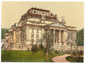 Opera house Wiesbaden Hesse Nassau Vintage A4 Photo Print