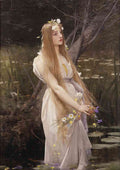 Ophelia Jules Joseph Lefebvre A4 Photo Print