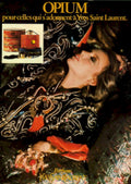 Opium Perfume Yysl 1970s Vintage Retro Advert