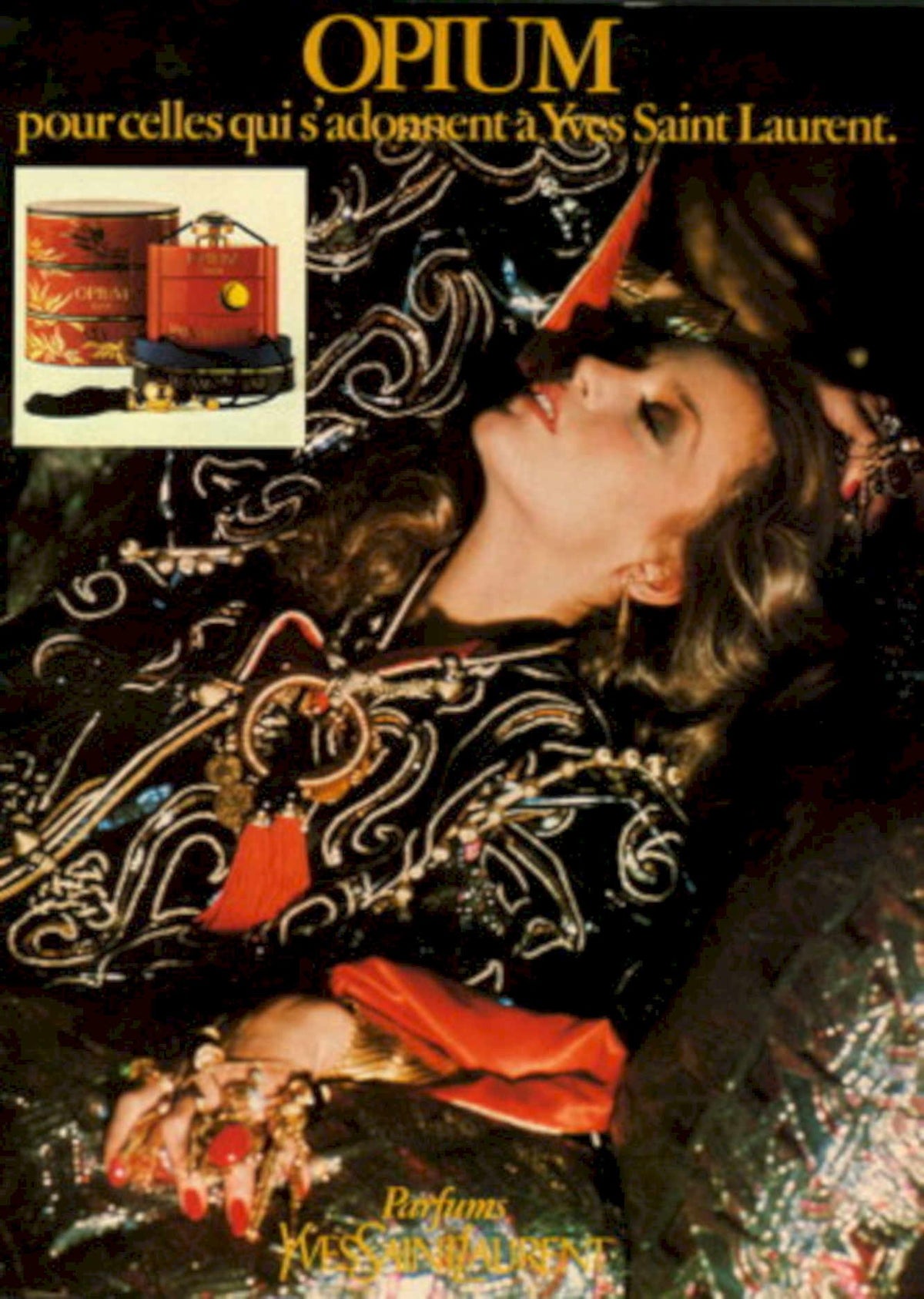 Opium Perfume Yysl 1970s Vintage Retro Advert