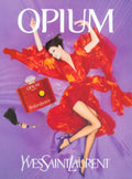 Opium Ysl Perfume 2 1990s Vintage Retro Advert