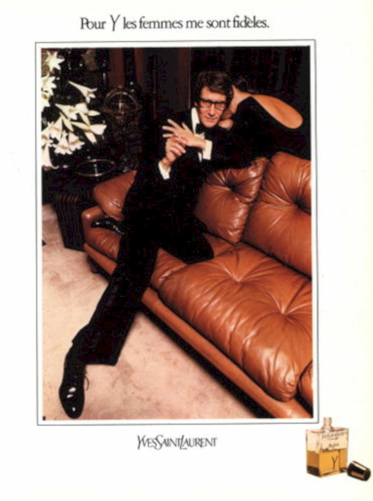 Opium Yves Laurent 1970s Vintage Retro Advert