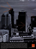 Orange City Answer 1990s Vintage Retro Advert