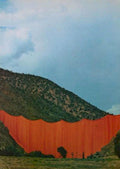 Orange Fabric Hills Vintage Retro Advert Ads A4 Photo Print