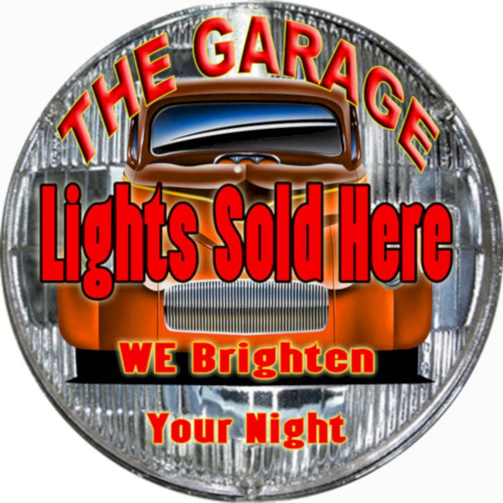 Orange Headlights Lights Vintage Retro Advert Ads A4 Photo Print