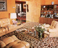 Orange Leather Rug 1970s Vintage Retro Advert
