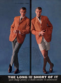 Orange Suit Summerwear 1960s Vintage Retro Advert