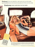 Orange Swimsuit Jaguar 1960s Vintage Retro Advert