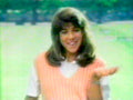 Orange Vest Woman 1990s Vintage Retro Advert