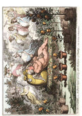 Orangerie 1796 Vintage Cartoon Joke A4 Photo Print