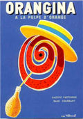 Orangina Orange Swirl 1 Vintage Retro Advert Ads A4 Photo Print