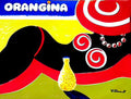 OranginaPlage Advert A4 Photo Print