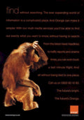 Orangutan Phone Find 1990s Vintage Retro Advert