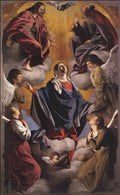 Orazio Gentileschi assumption of the virgin Art A4 Photo Print