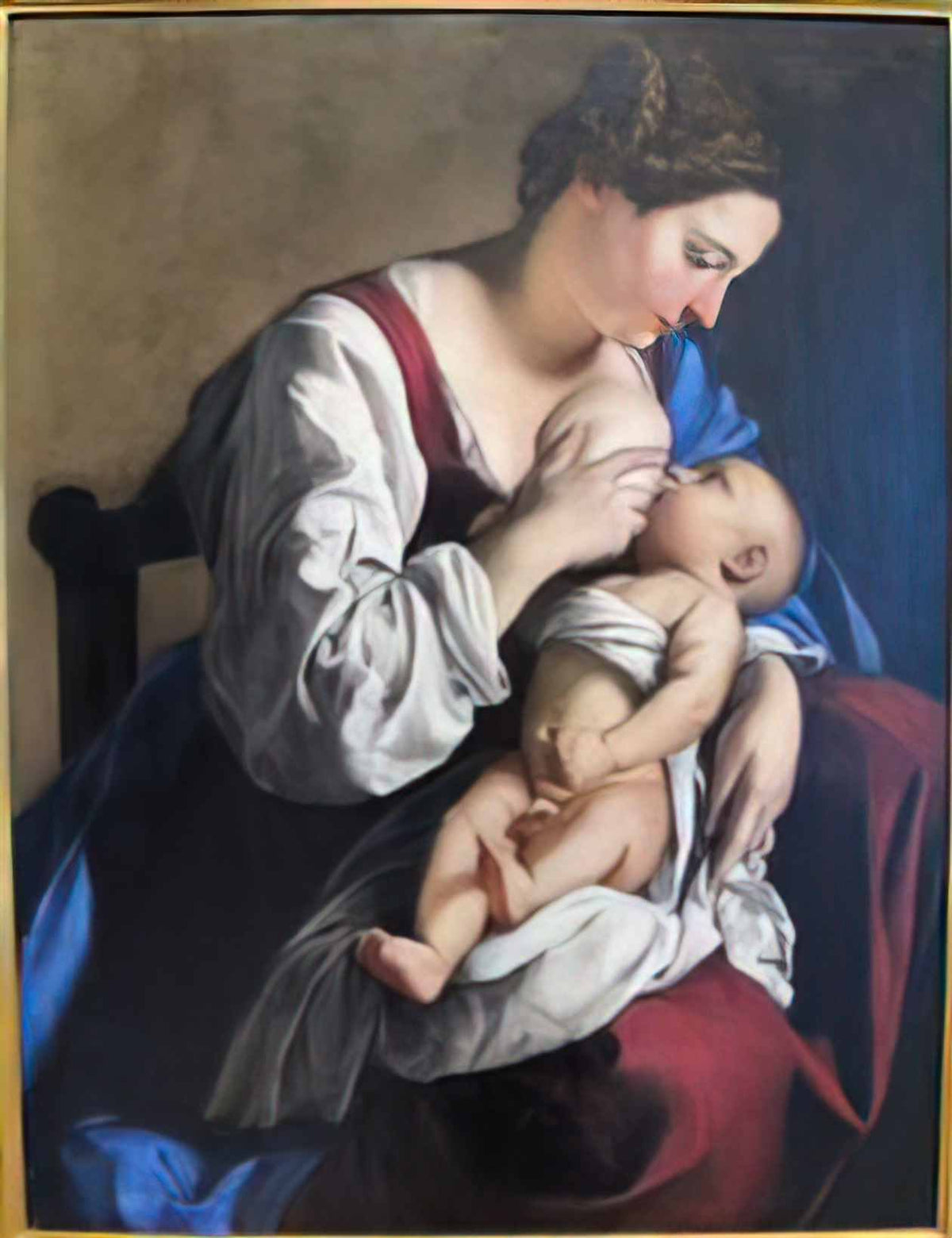 Orazio Gentileschi madonna and child 2 Art A4 Photo Print