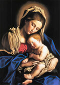 Orazio Gentileschi madonna with child Art A4 Photo Print