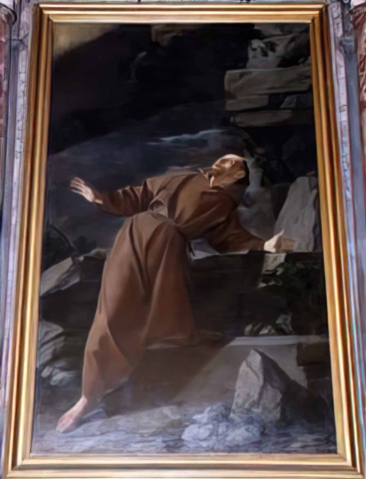 Orazio Gentileschi st francis receiving the stigmata Art A4 Photo Print