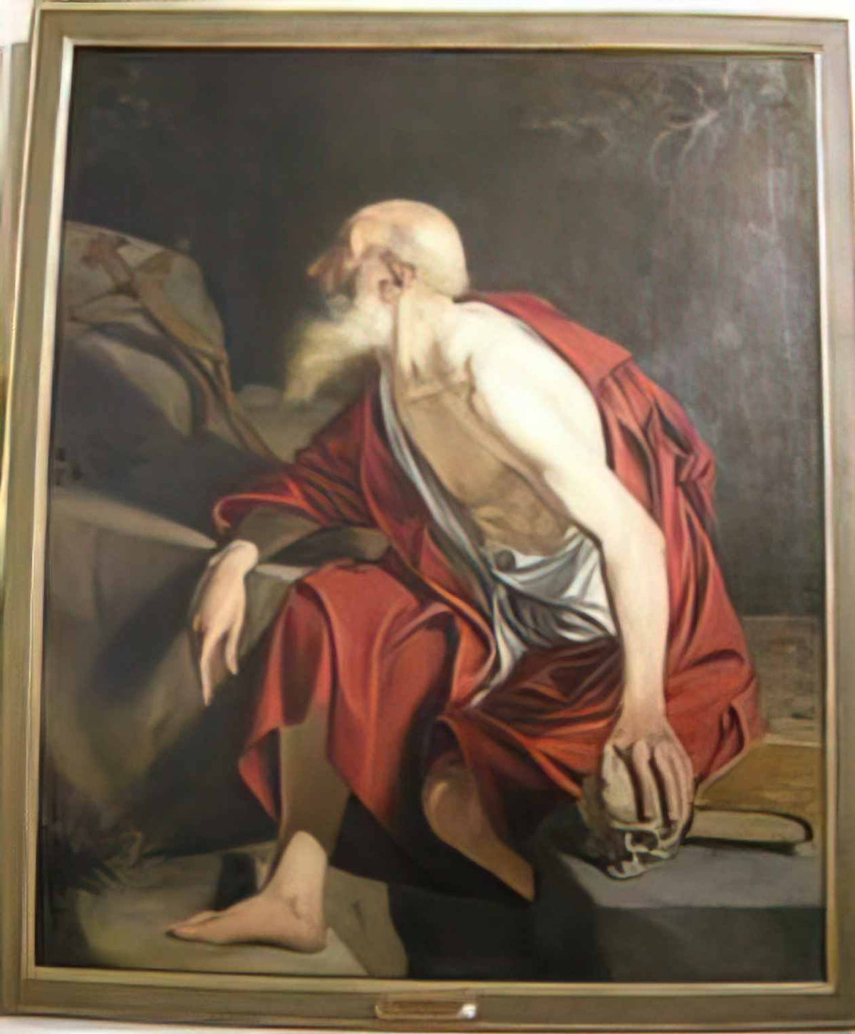 Orazio Gentileschi st jerome Art A4 Photo Print