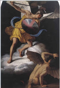 Orazio Gentileschi st michael and the devil Art A4 Photo Print