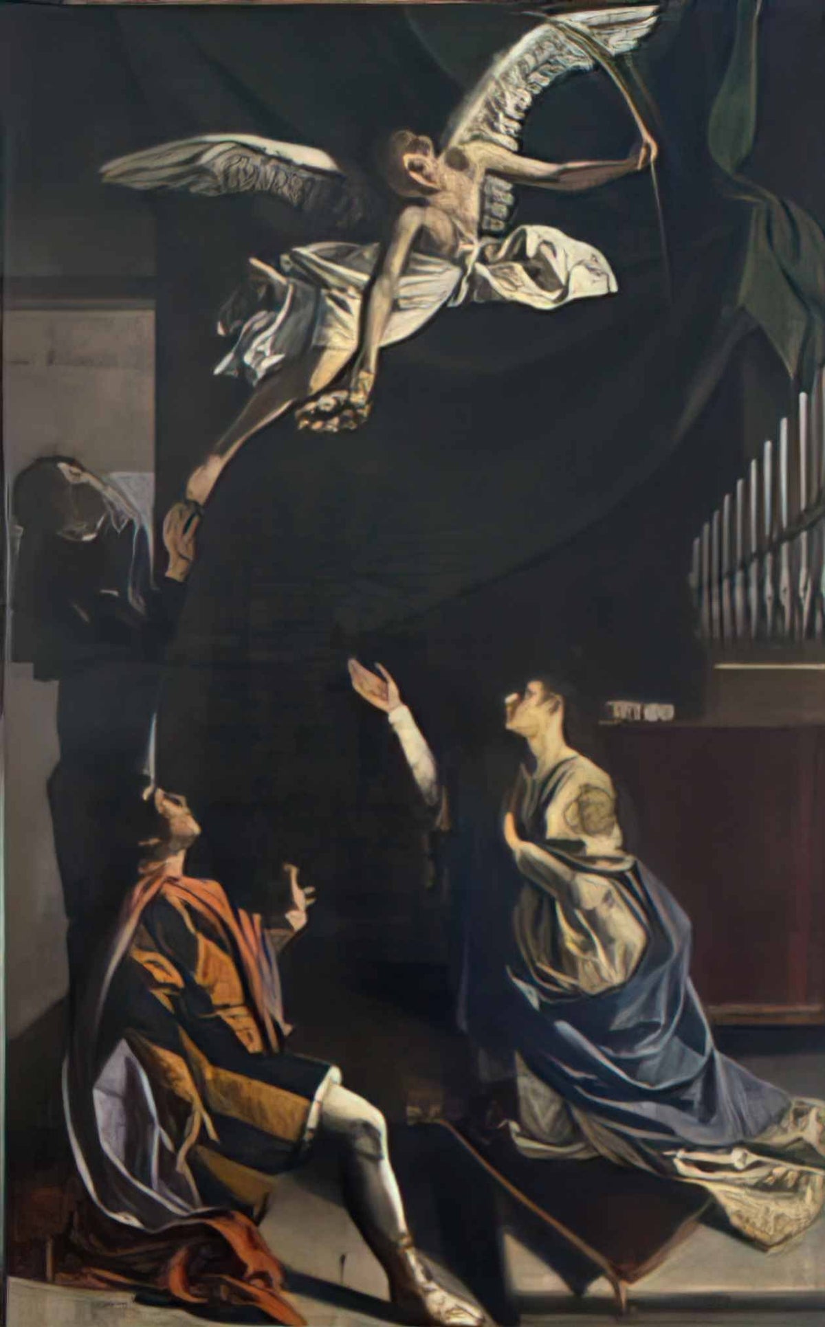 Orazio Gentileschi the martyrs cecilia valerian and tiburtius visited Art A4 Photo Print