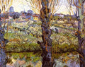 Orchard In Bloom With Poplars 1889 A4 Photo Print
