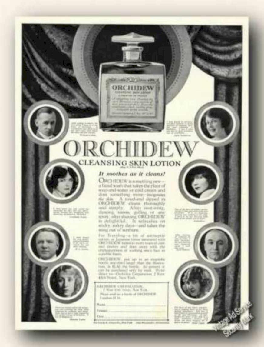 Orchidew Lotion Macdowel Vintage Retro Advert Ads A4 Photo Print