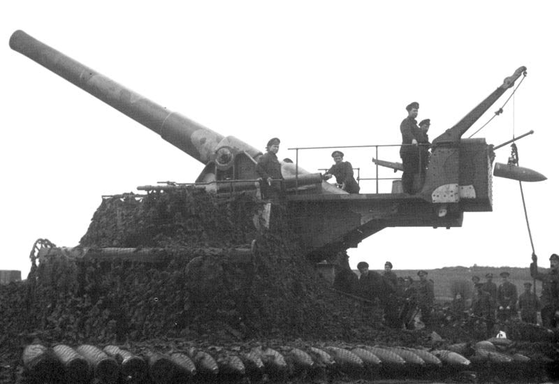 Ordnance Bl 9inch Railway Gun United Kingdom A4 Photo Print