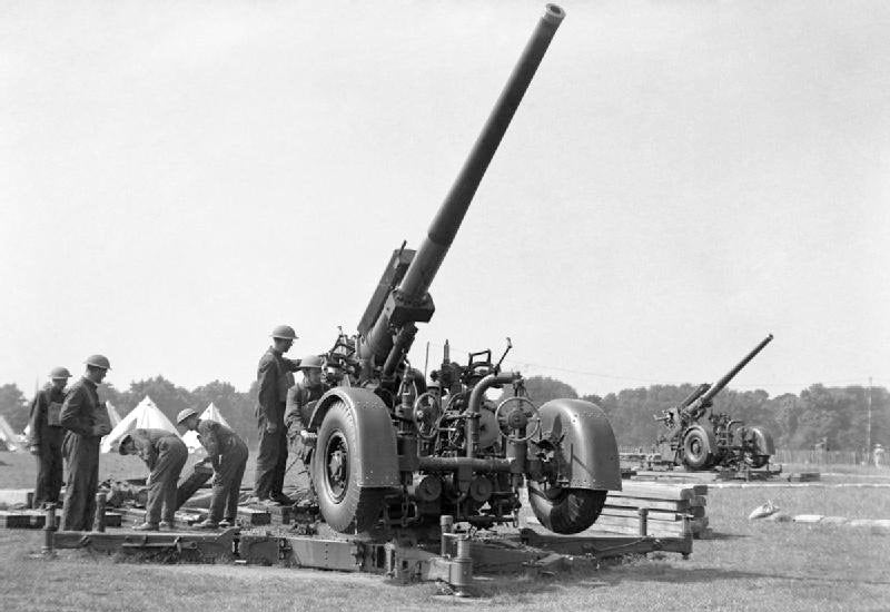 Ordnance Qf 3inch Antiaircraft Gun A4 Photo Print