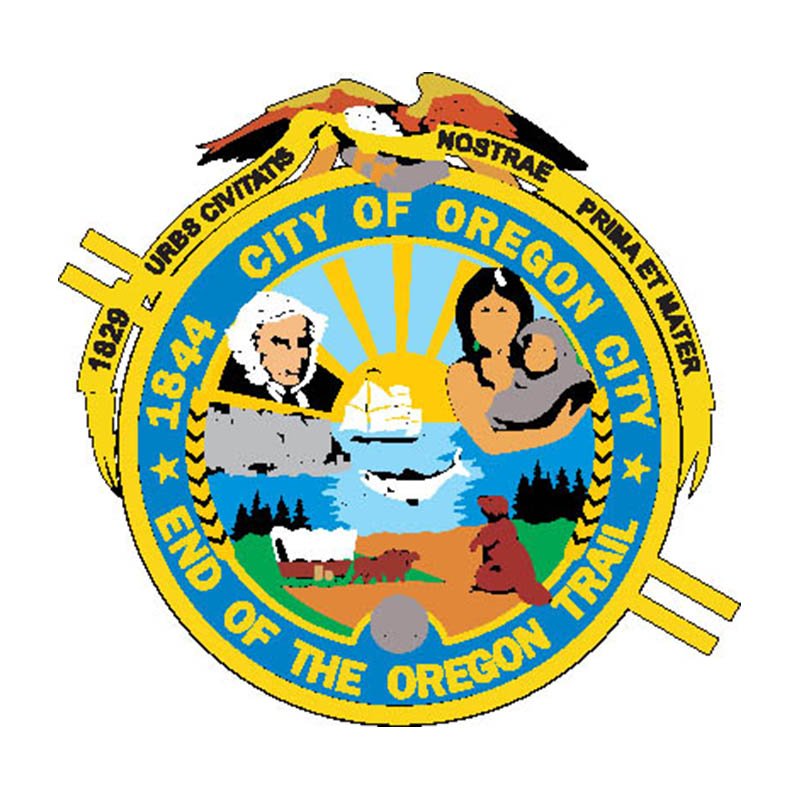 Oregon City Seal N6445 A4 Photo Print