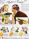 Oreo Cookies Family Vintage Retro Advert Ads A4 Photo Print