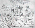 Orest Kiprensky anacreon s grave 1820 Art A4 Photo Print