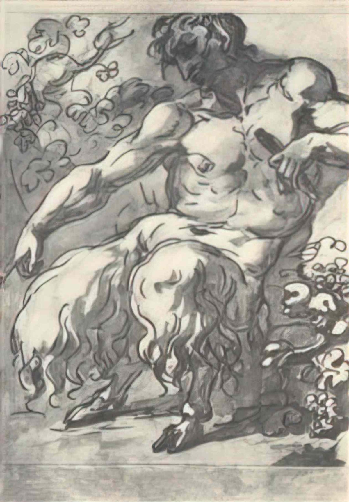Orest Kiprensky faun with a pipe 1820 Art A4 Photo Print