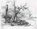 Orest Kiprensky landscape with a well 1810 Art A4 Photo Print